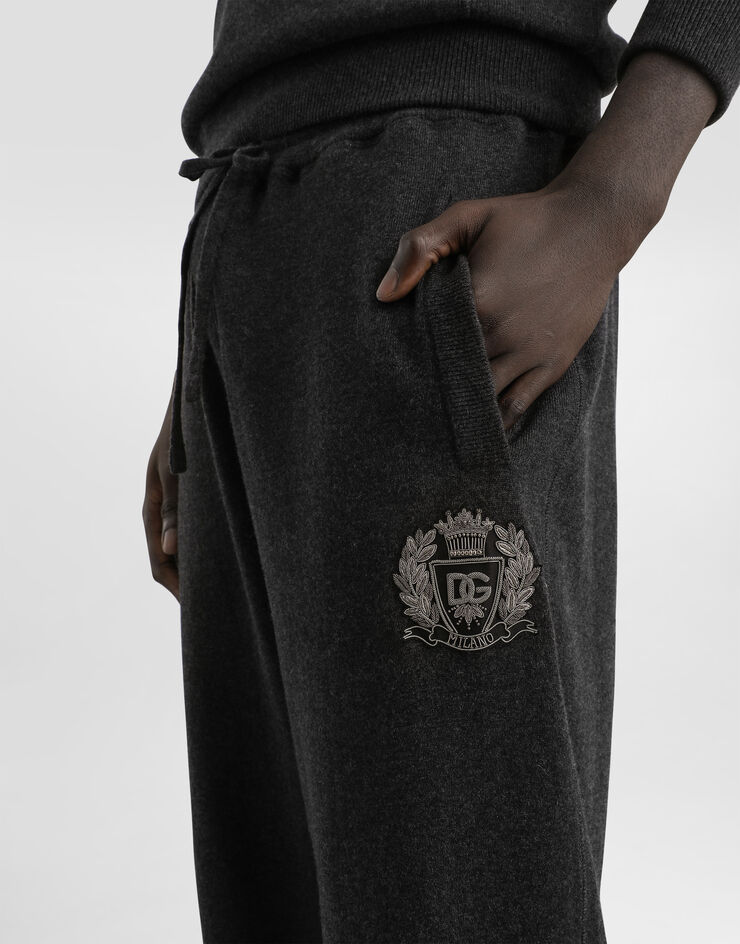Dolce & Gabbana Smooth cashmere trousers Grey GXU27ZJBWIR