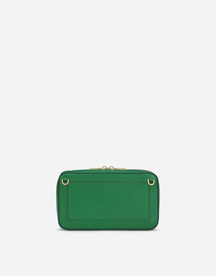 Dolce & Gabbana Small calfskin DG logo camera bag Verde BB7289AW576