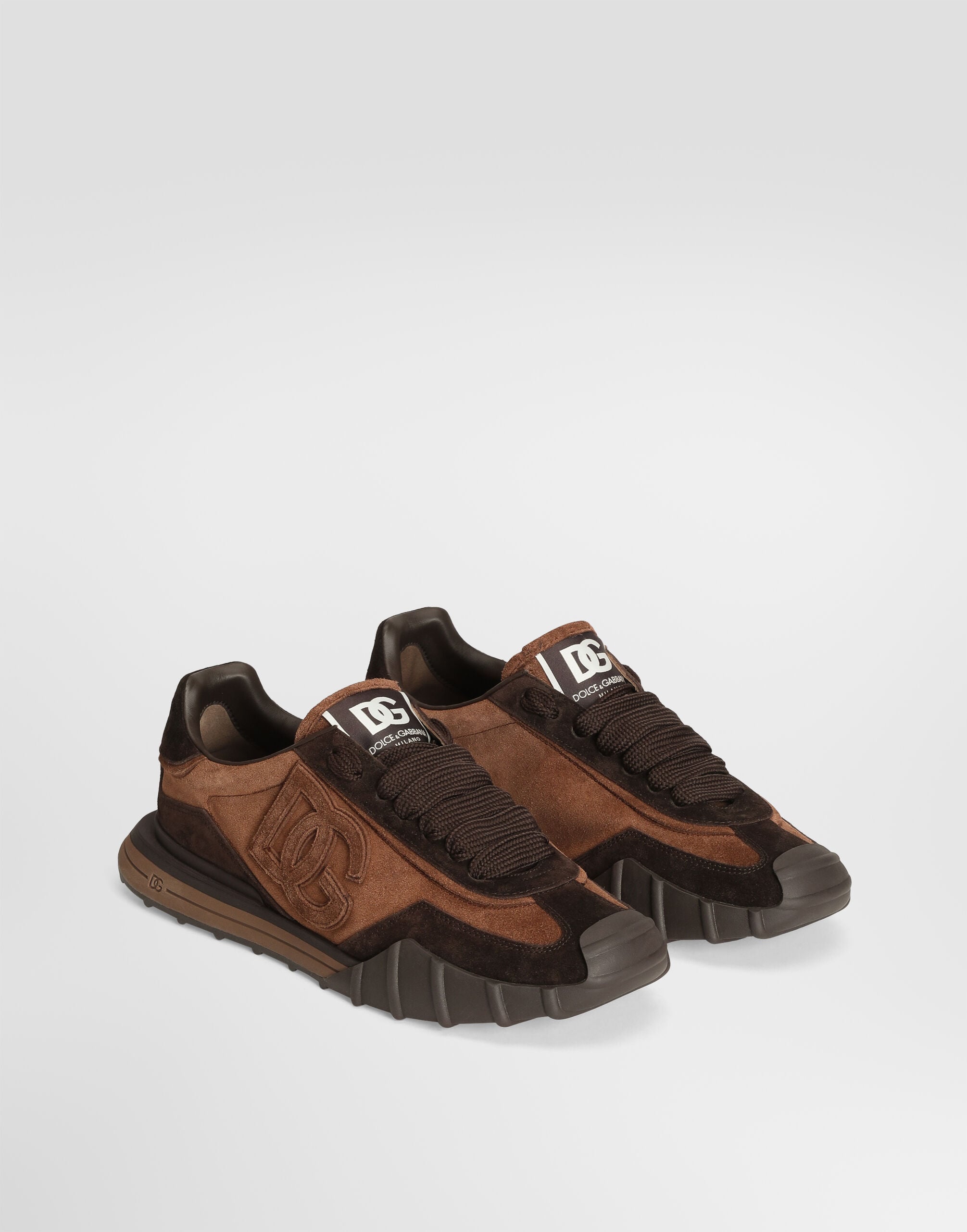SNEAKER BASSA in Brown for Men | Dolce&Gabbana® US