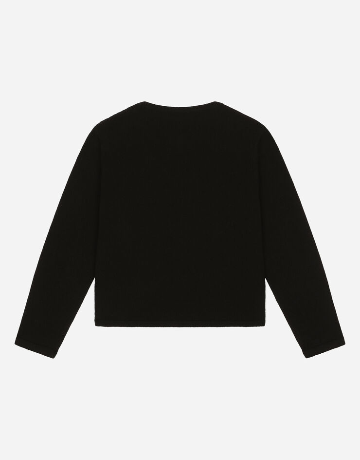 Dolce & Gabbana 金属 DG 徽标羊绒开衫 黑 L5KWJ1JAWU8