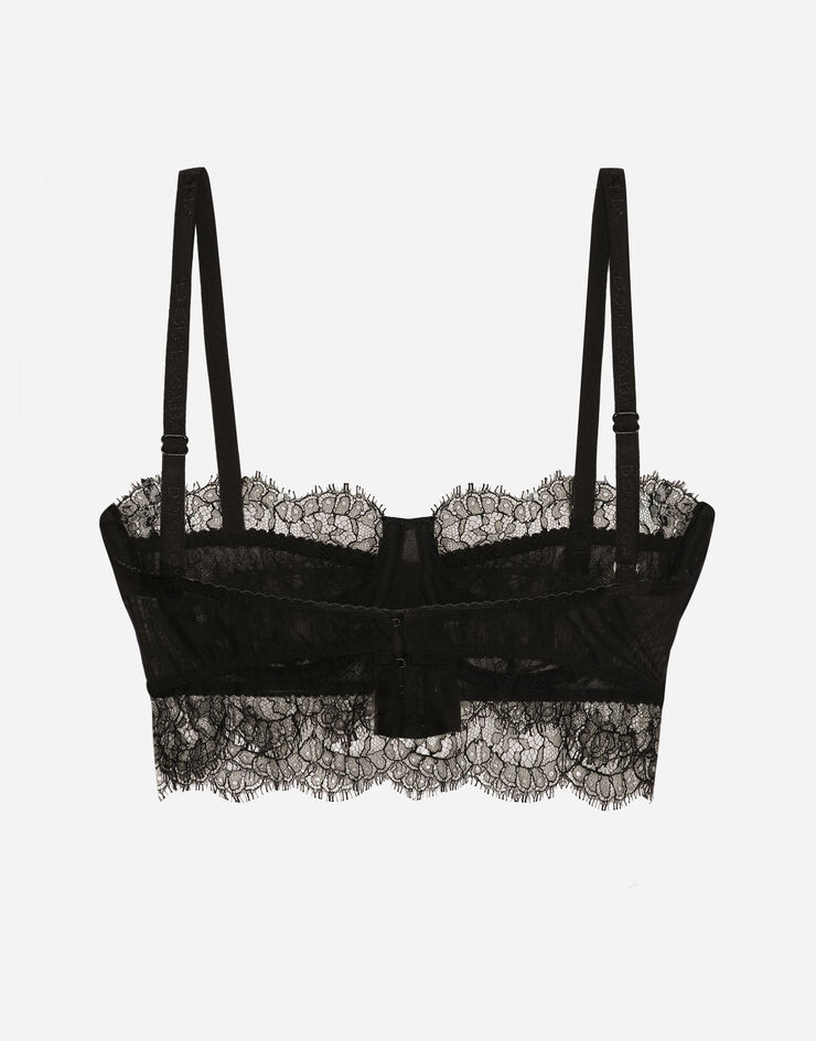 Dolce & Gabbana Balconette-Bralette aus Spitze Schwarz O1F40TONO68