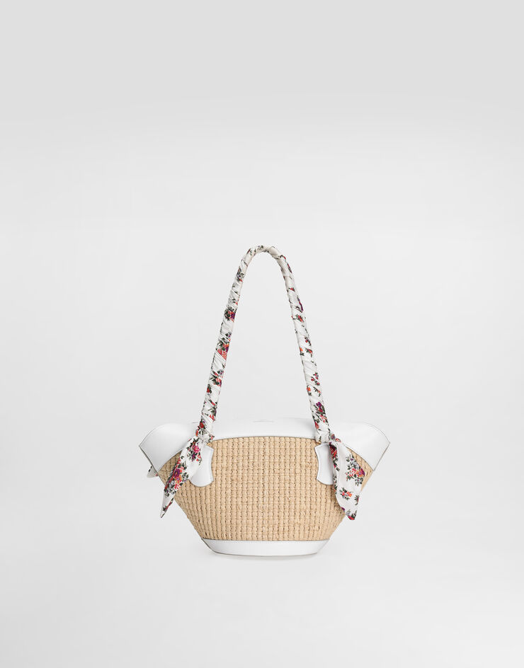 Dolce & Gabbana Capri coffa bag in raffia Dolce & Gabbana Capri coffa bag in raffia Multicolor BB7815A0067