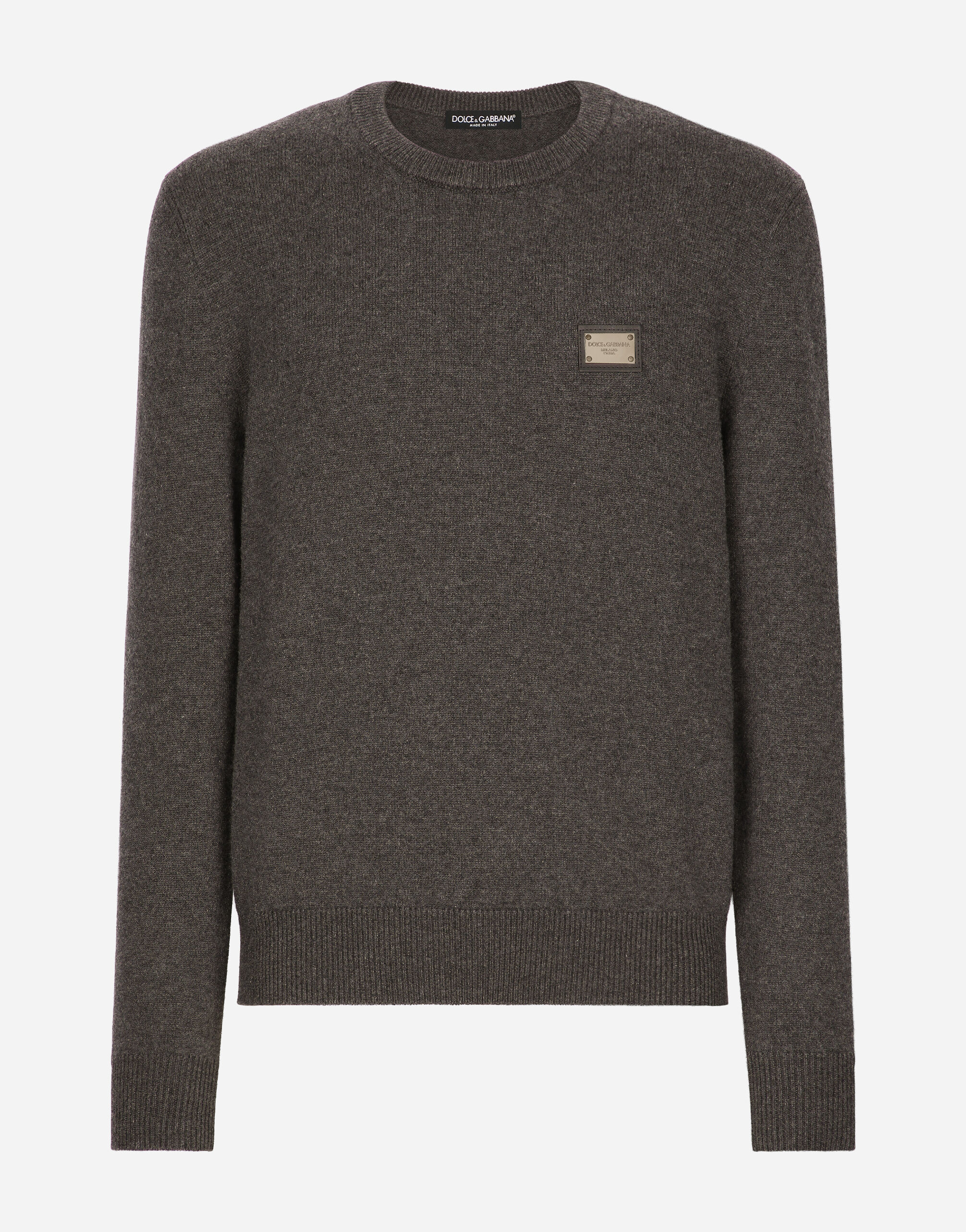 Pull Girocollo en Gris pour homme Dolce Gabbana