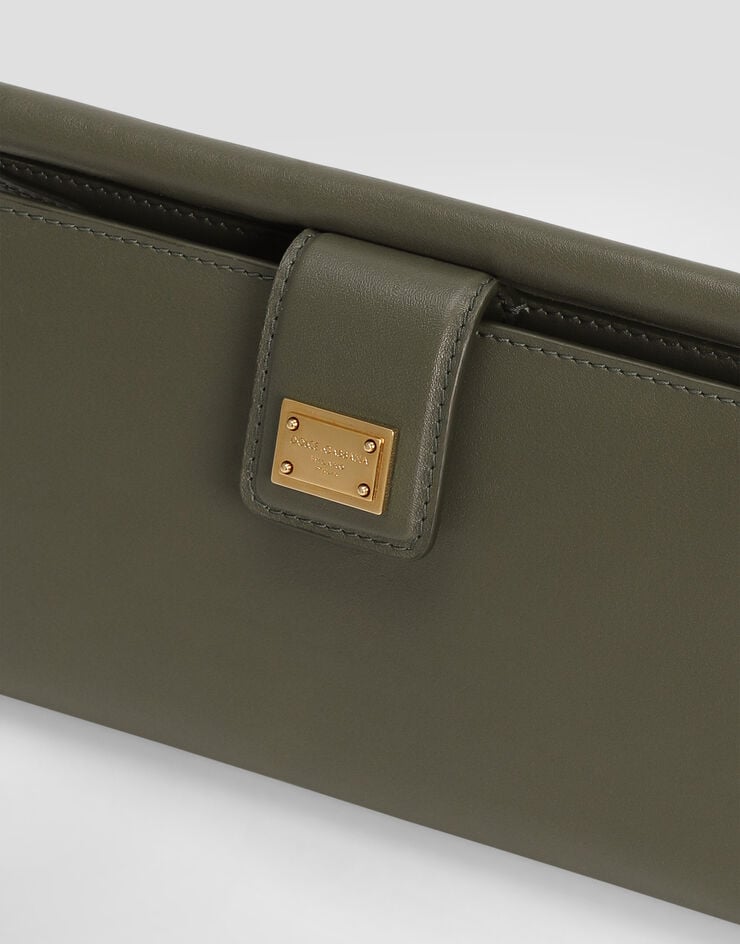Dolce & Gabbana Plongé calfskin phone bag Dolce & Gabbana Plongé calfskin phone bag Green BI3367A9S25