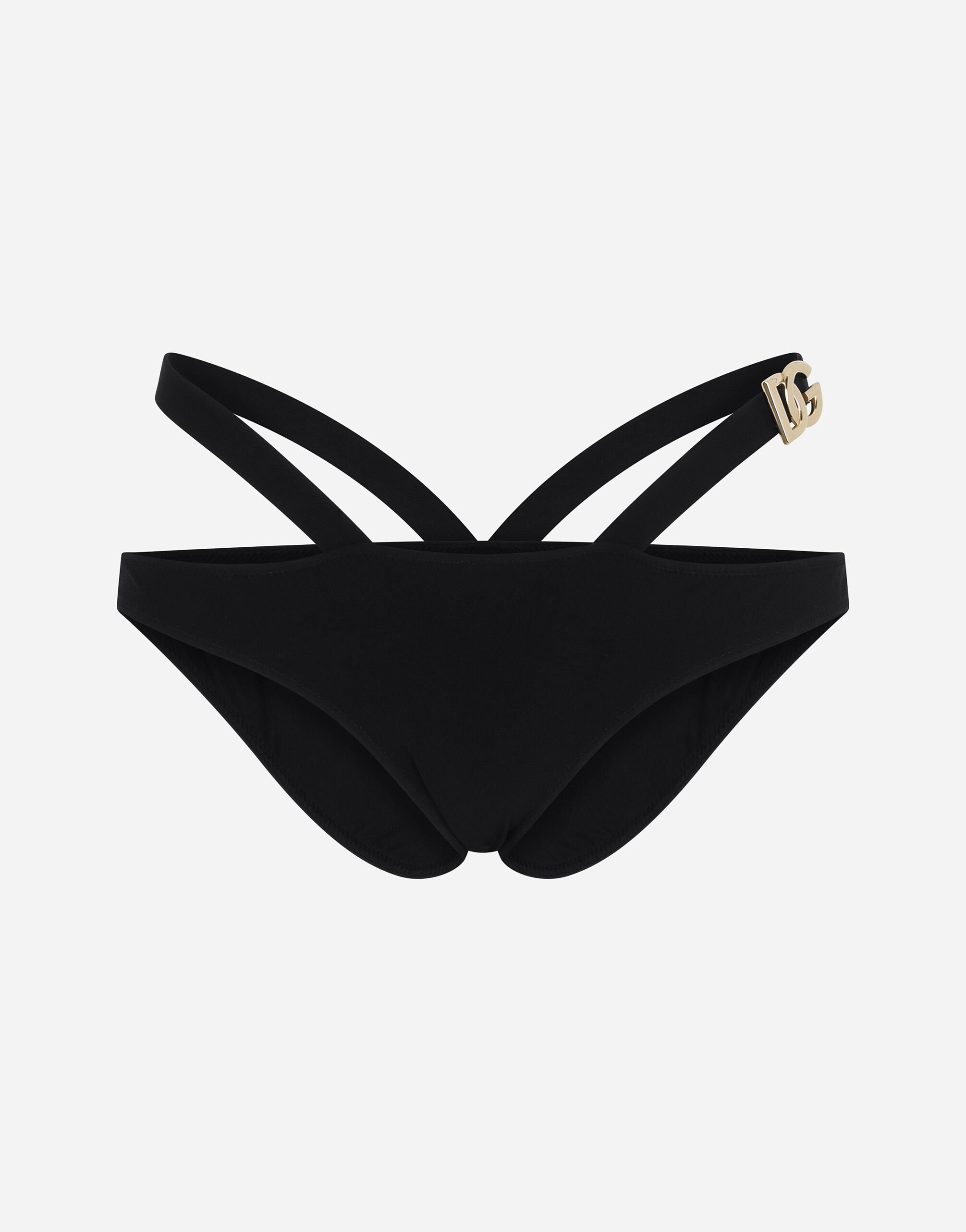 Dolce & Gabbana Bikini bottoms with lacing Black O9B45JFUGA2