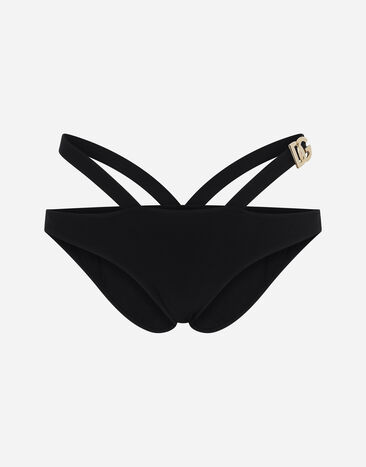 Dolce & Gabbana Bikini bottoms with lacing Black O9B45JFUGA2