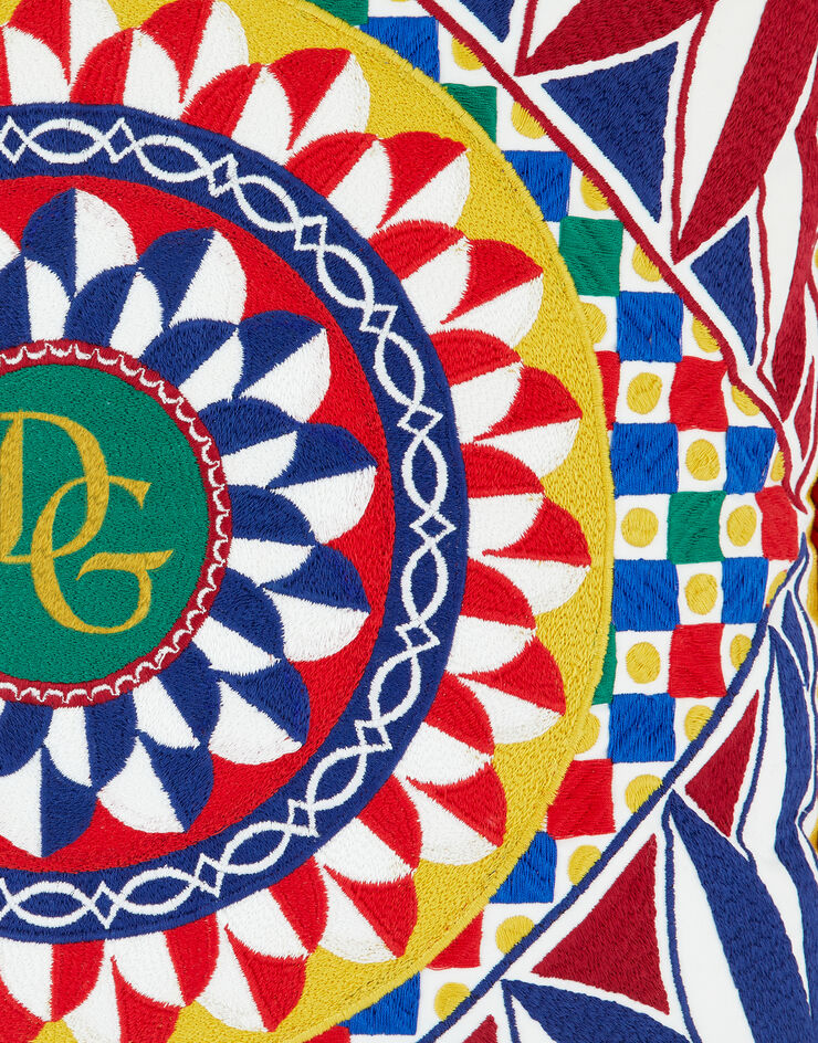 Dolce & Gabbana وسادة متوسطة مطرزة متعدد الألوان TCE015TCABQ