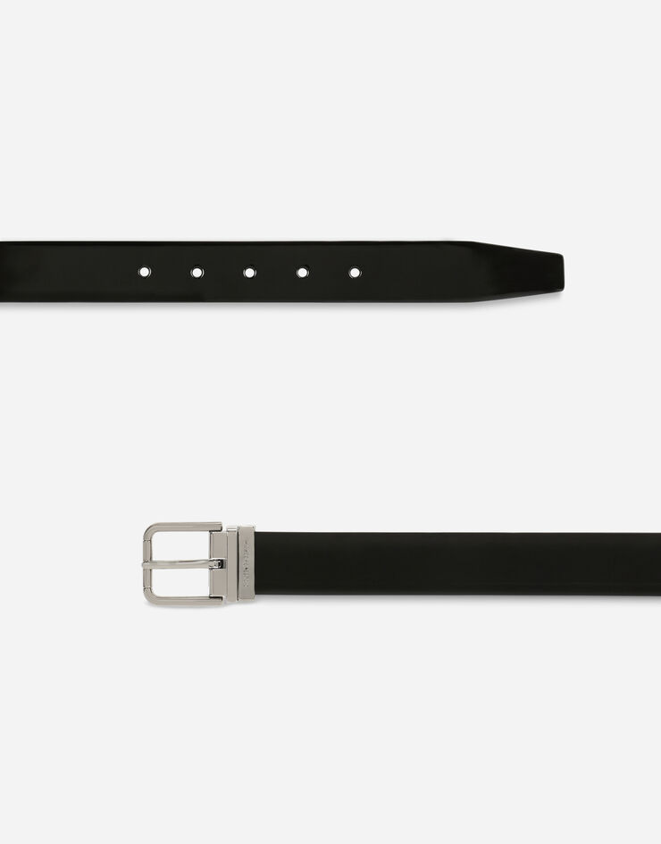 Dolce & Gabbana Patent leather belt BLACK BC4216A1153