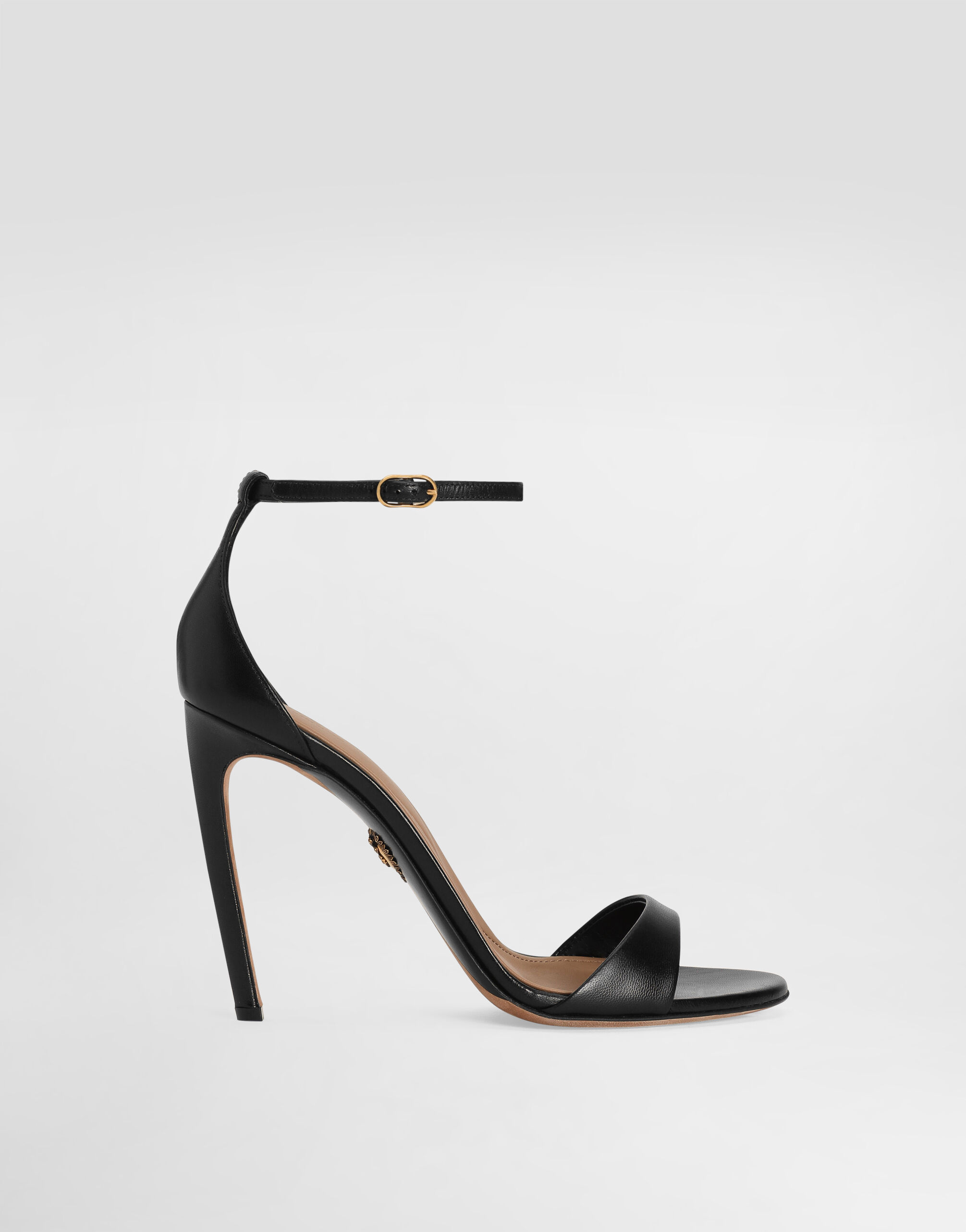 サンダル・ミュール DOLCE GABBANA Women Sandals CR1801A9T438S488 Black Polished goatskin sandals in Black for Women | Dolce&Gabbana® US