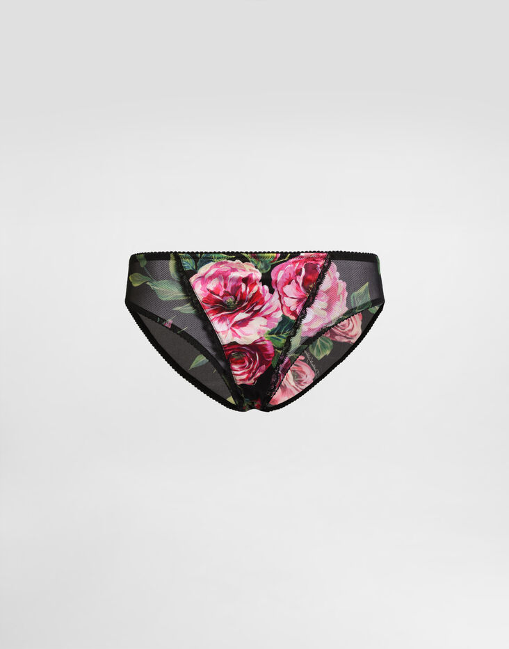 Dolce & Gabbana Multicolor Floral Semi-Pad Underwire Underwear
