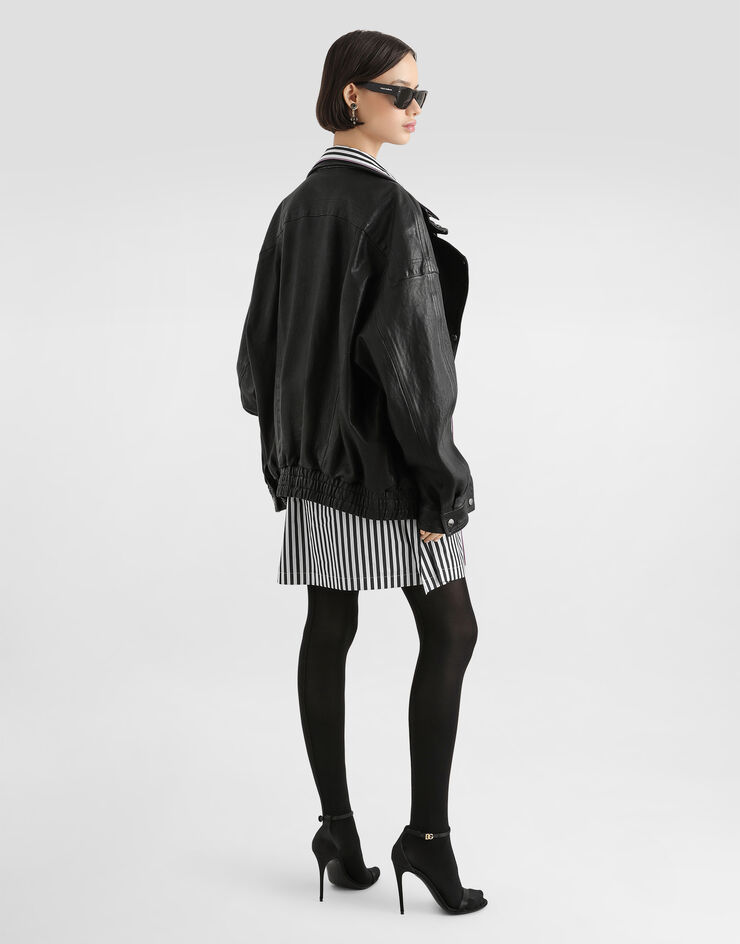 Dolce & Gabbana Striped poplin shirt Multicolor F5U29TFR52G