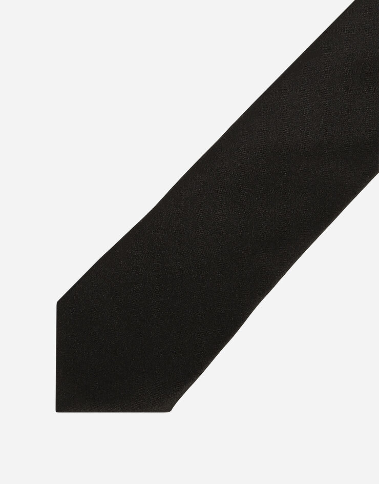 Dolce & Gabbana Silk tie Black FT069RG0U05