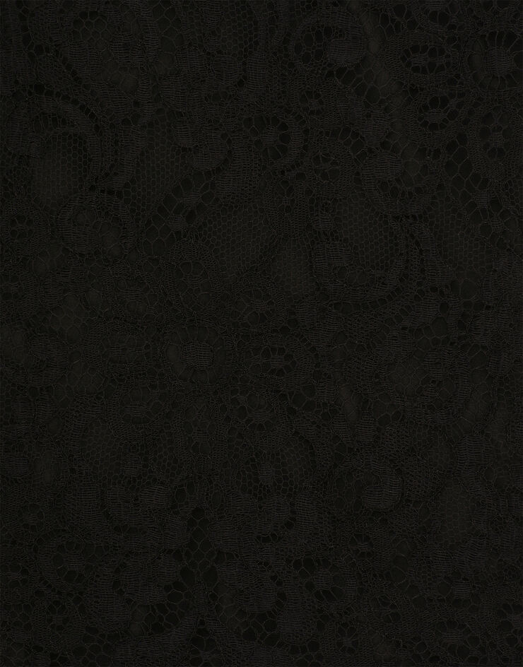 Dolce&Gabbana Chantilly 蕾丝无袖上衣 黑 F79BRTHLM9K