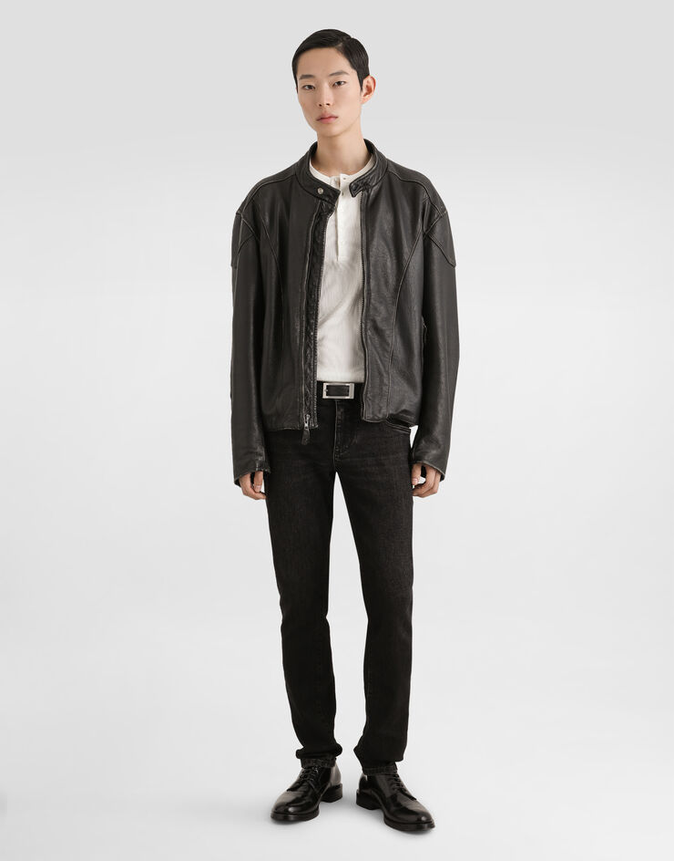 Dolce & Gabbana Serafino cotton t-shirt White G8QX6TG7P0D