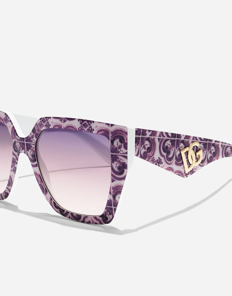 Dolce & Gabbana Maiolica viola sunglasses Violet maiolica print VG4438VP9U6