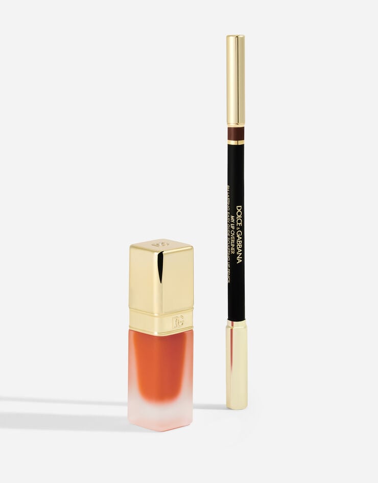 Dolce & Gabbana Dolce&Gabbana Fresh Summer Lip Kit ORANGE SQUEEZE: Light neutral toned brown liner & Orange flavoured lip oil MKUPLIP0019
