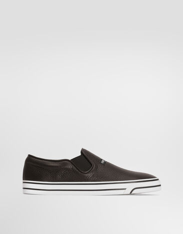 Dolce & Gabbana Dg sailing sneakers in deerskin Brown CS2428A8034