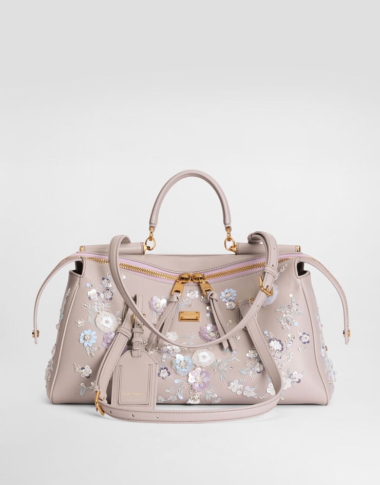 Dolce & Gabbana Medium Vittoria handbag with embroidery Dolce & Gabbana Medium Vittoria handbag with embroidery Multicolor BB7844A0655
