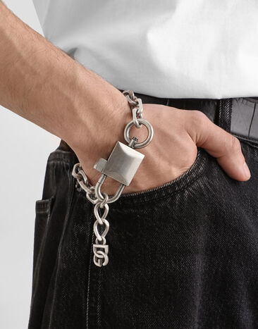 Dolce & Gabbana Pulsera de cadena Silver WBS5M2W1111