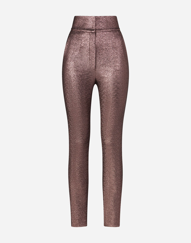 Dolce & Gabbana LAMÉ FABRIC PANTS MULTICOLORED FTBADTFURIO