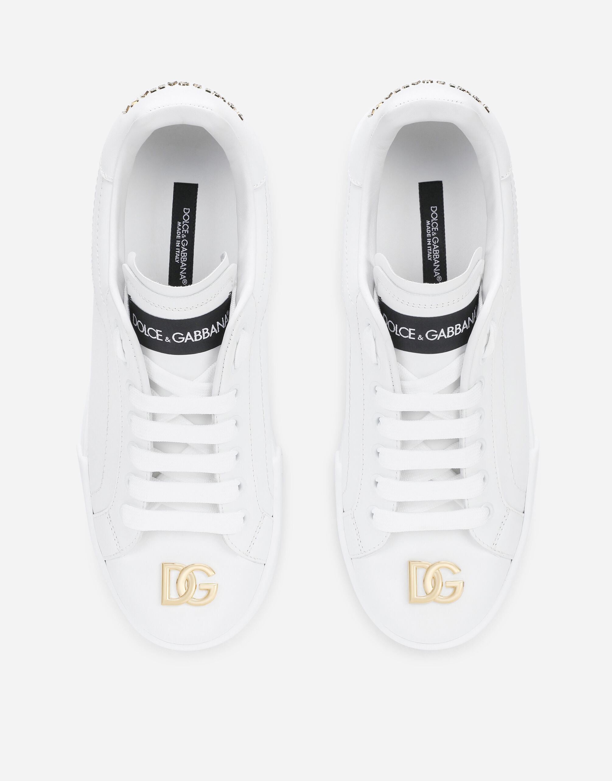 Dolce & gabbana hotsell calfskin nappa portofino sneakers