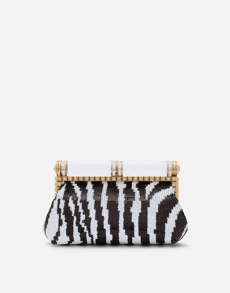 Dolce & Gabbana Sequined zebra-design bag Multicolor BB7182AC865