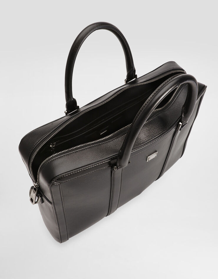 Dolce & Gabbana Maletín en piel de becerro Negro BM2321AV956