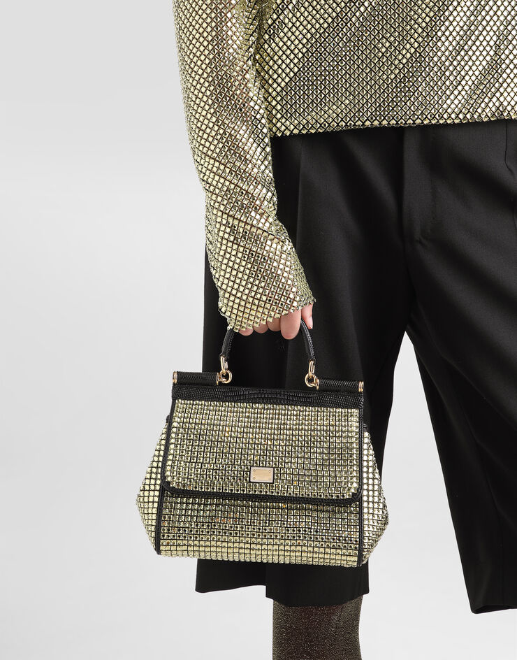 Dolce & Gabbana Henkeltasche Sicily mittelgroß Mehrfarbig BB6003A6A02