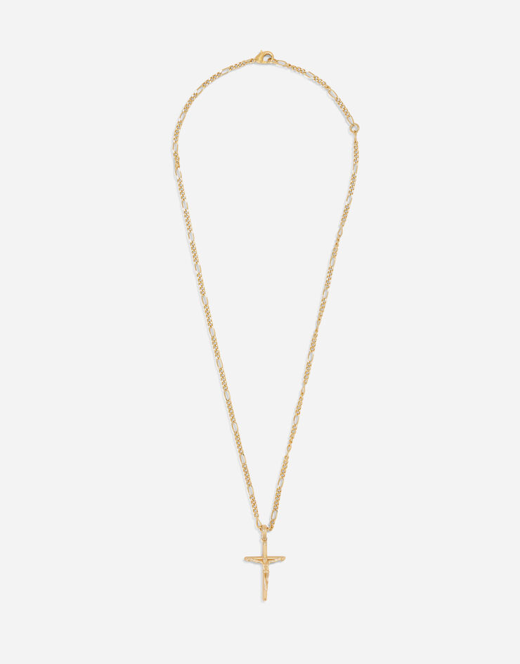 Dolce & Gabbana Halskette mit Kreuz Gold WNN5D7W1111