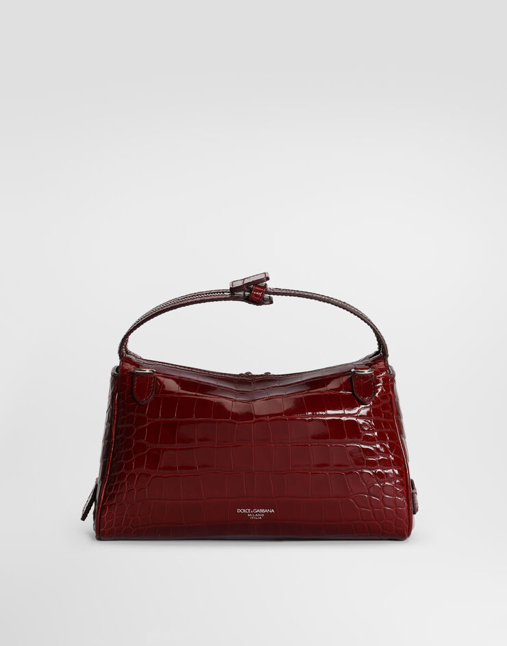 Dolce & Gabbana Bolso bandolera Vittoria en aligátor Red BM2049A2T69