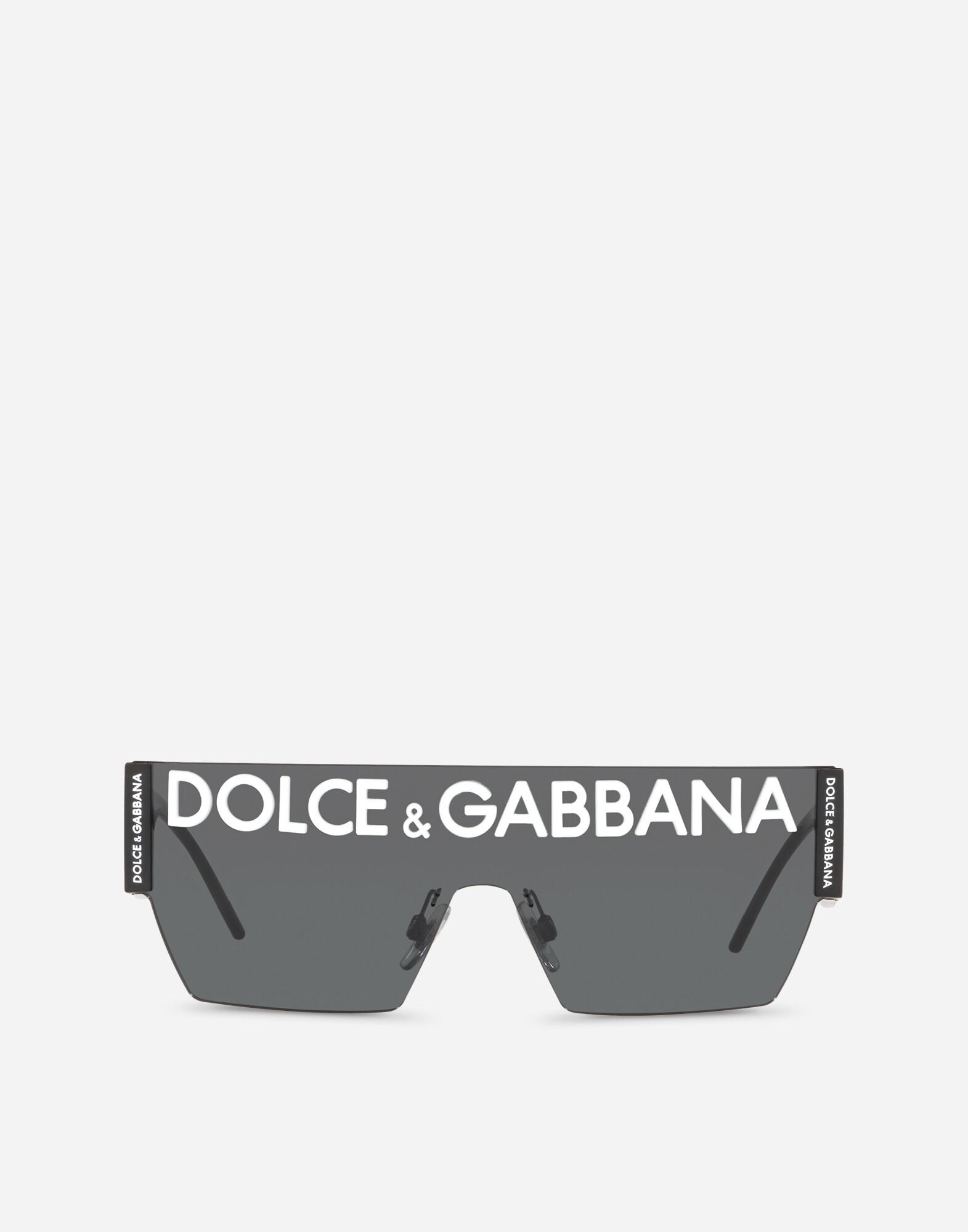 Dolce & Gabbana Sonnenbrille DG Logo Gold und Schwarz VG2285VM281