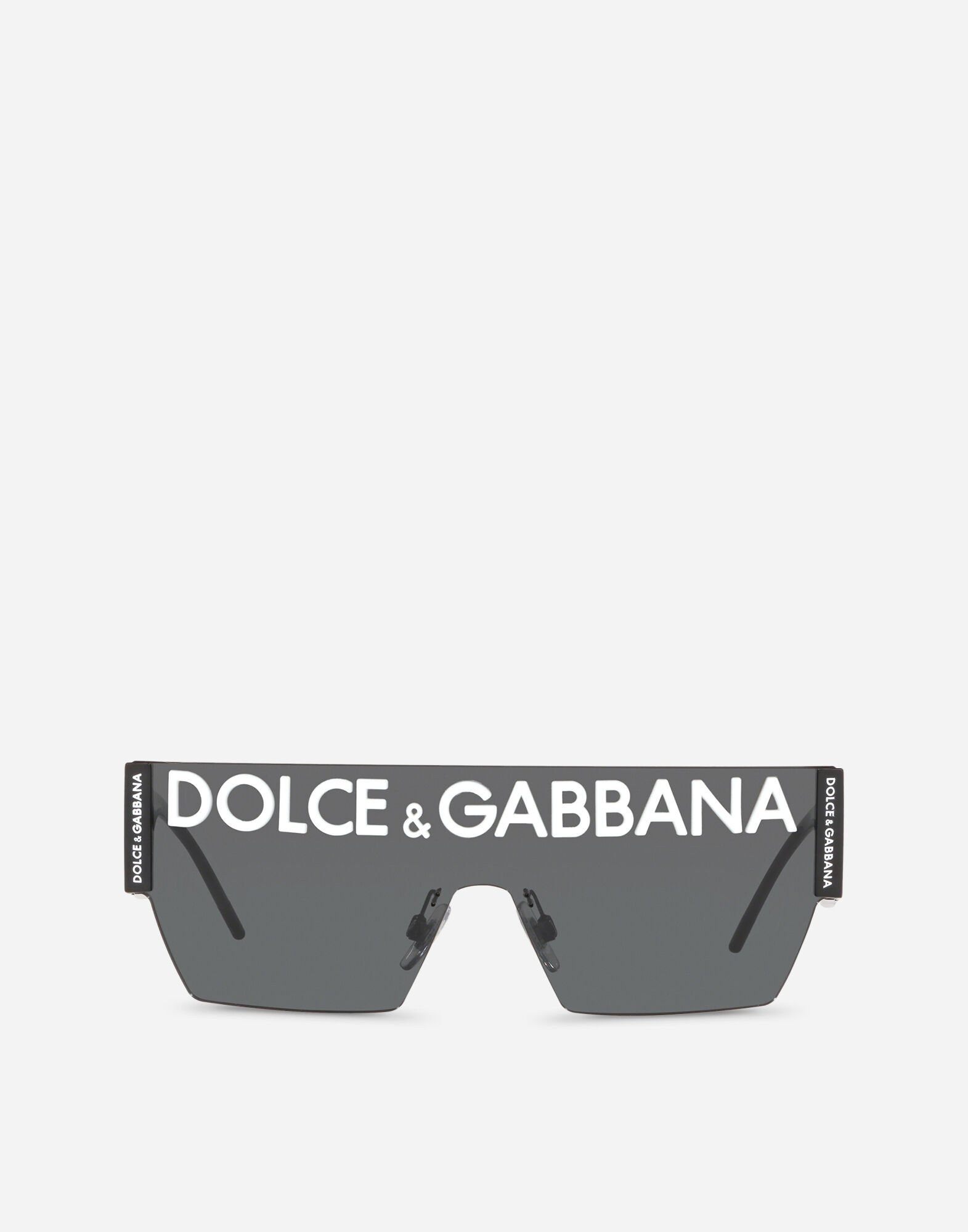 Dolce & Gabbana Lunettes de soleil DG logo Doré et Noir VG2285VM281