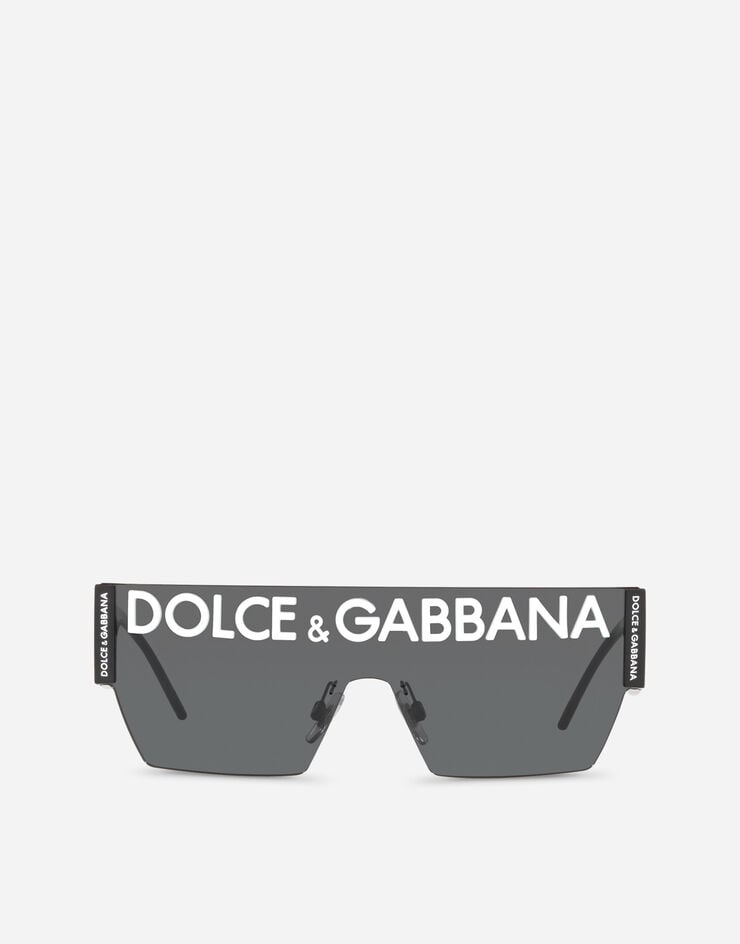Dolce & Gabbana DG 로고 선글라스 블랙 VG2233VM187