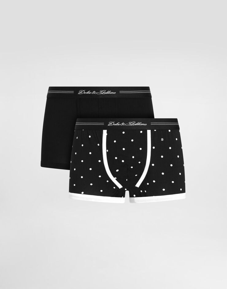 Dolce & Gabbana 2er-Pack Boxershorts aus Baumwolljersey Multicolor M9A99JON0HY