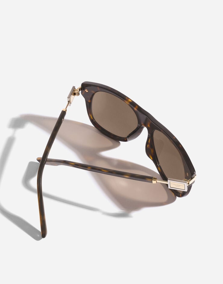 Dolce & Gabbana Metal Plaque Sunglasses Havana VG4546VP273