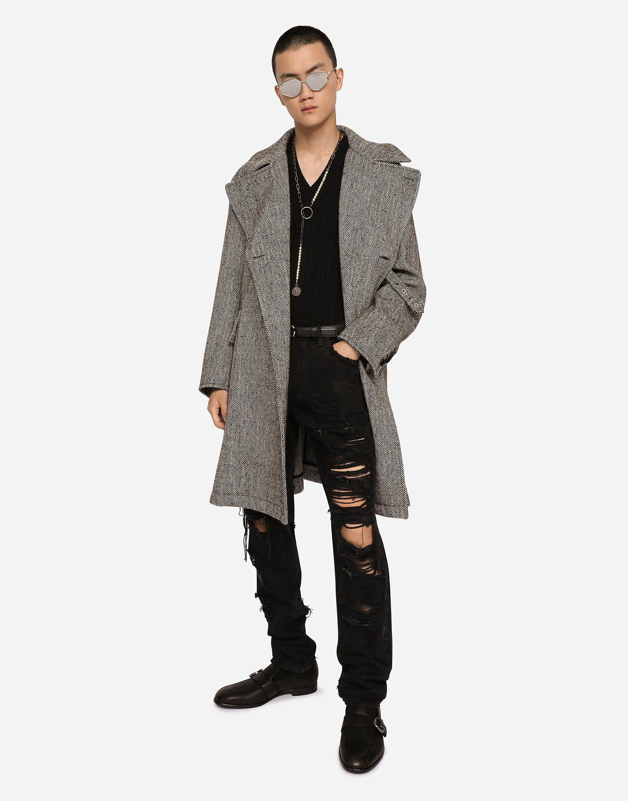 CAPPOTTO in Multicolor for Men | Dolce&Gabbana® US