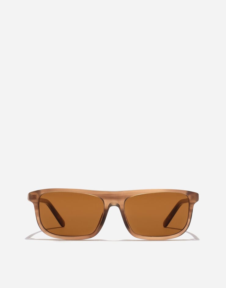 Dolce & Gabbana DG Everyday Sunglasses Transp brown on striped brown VG4009VP173