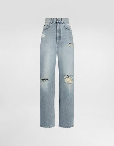 Dolce & Gabbana 5-pocket denim trousers Multicolor FTDDHDG8OF9