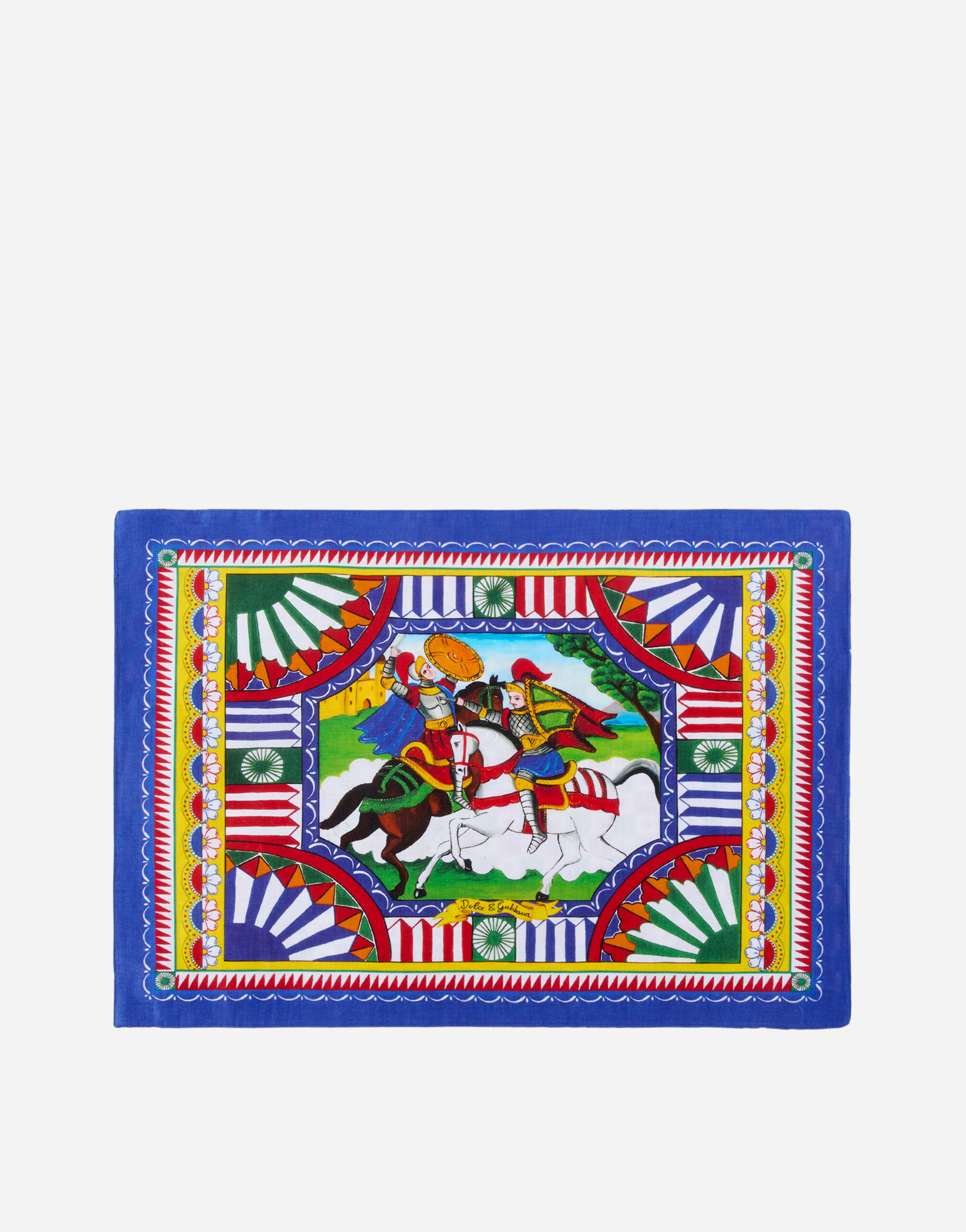 マルチカラー ランチョンマット＆ナフキンセット リネン | Dolce&Gabbana®