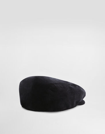 Dolce & Gabbana Velvet flat cap Black GH587AFUVJF