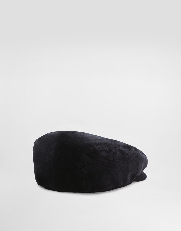 Dolce & Gabbana Velvet flat cap Black GH587AFUVJF