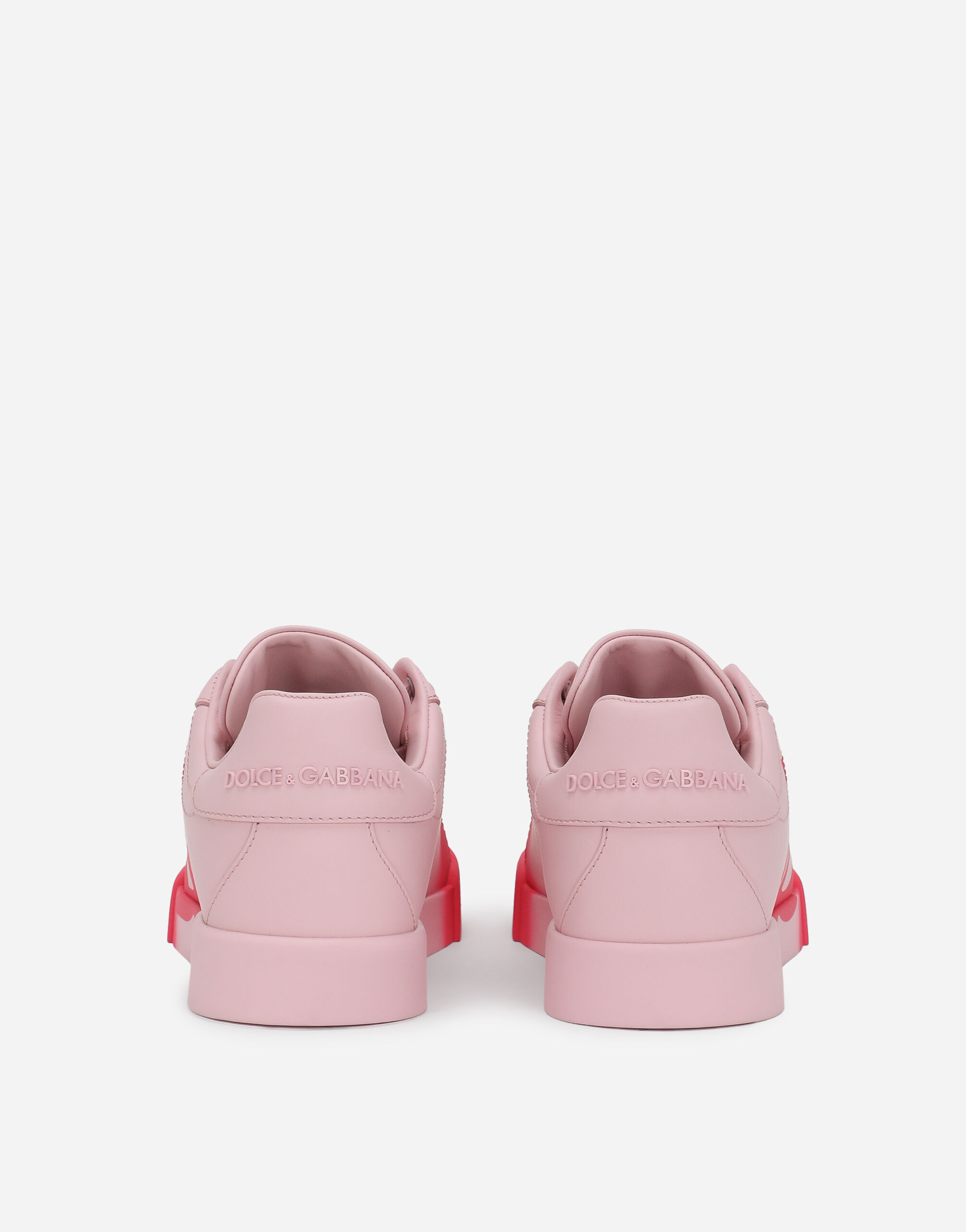 Dolce and shop gabbana pink trainers