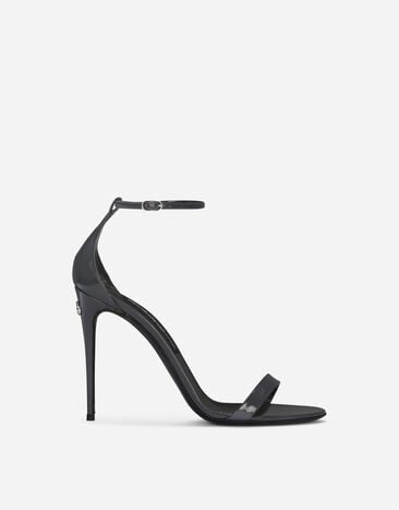 Dolce & Gabbana KIM DOLCE&GABBANA Polished calfskin sandals Black CR1725A7630