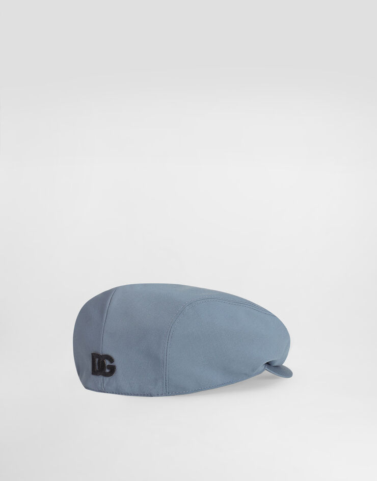 Dolce & Gabbana Wool poplin flat cap Azure GH587ZHU2BN