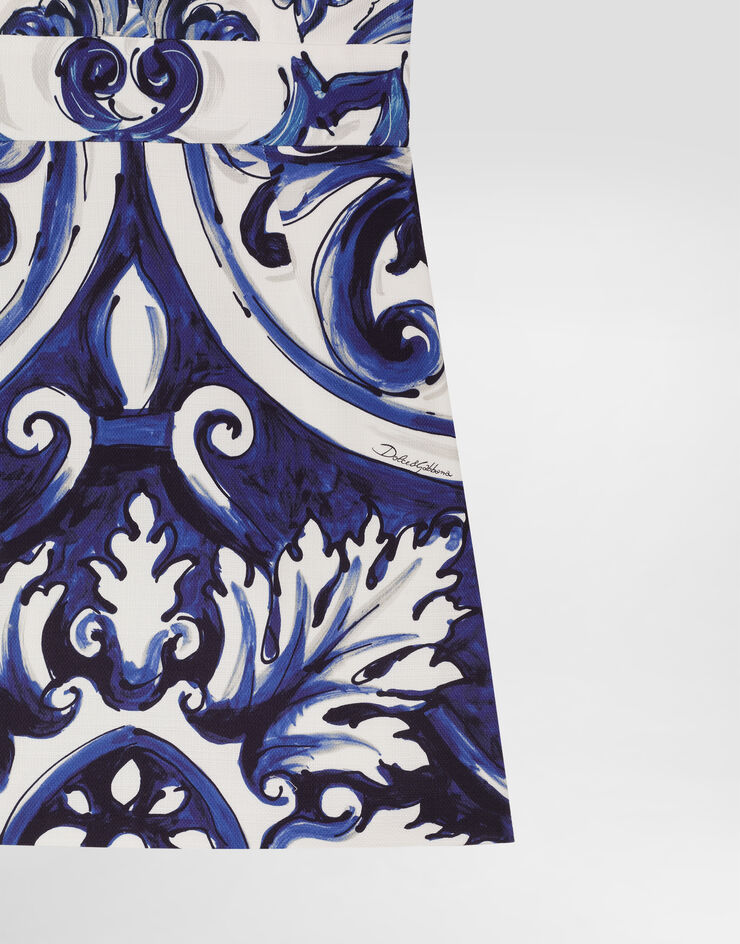 Dolce & Gabbana Majolica-print cotton dress Print I6KH1WFPFST