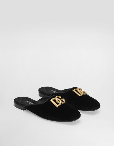 Dolce & Gabbana Velvet mules Black CI0177A4195