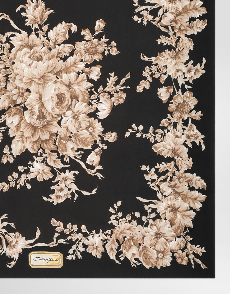 Dolce & Gabbana シルクツイル スカーフ(90x90) Print FN090RGDC9D