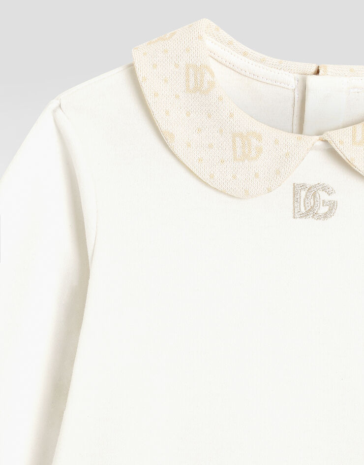 Dolce & Gabbana 3-piece gift set in interlock and jacquard with DG logo embroidery Multicolor L1JOCAG7PST