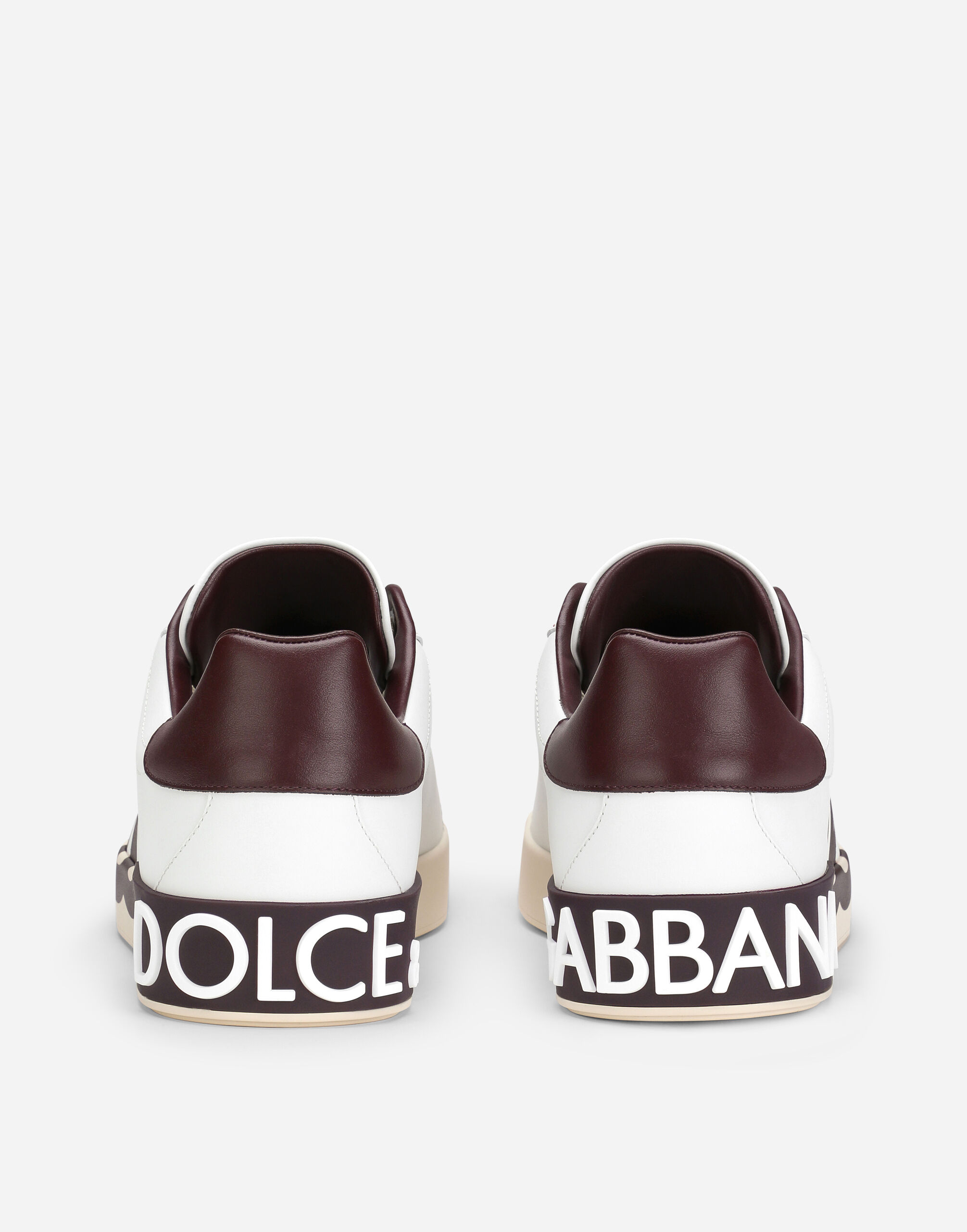 Calfskin Portofino sneakers with DG logo in Multicolor for Men