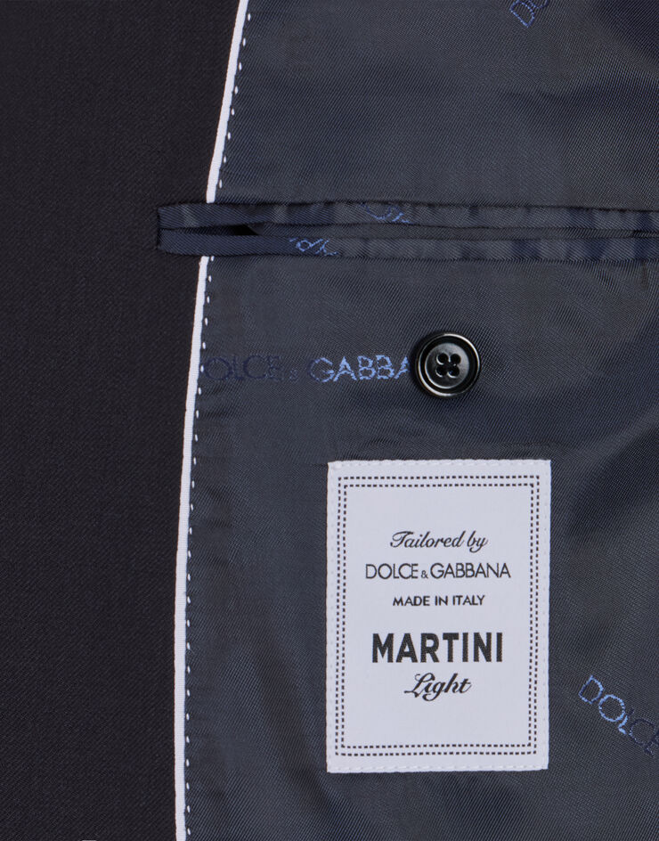 Dolce & Gabbana Double-breasted martini light wool gabardine suit Dolce & Gabbana Double-breasted martini light wool gabardine suit Blue GK05WTFUBG4